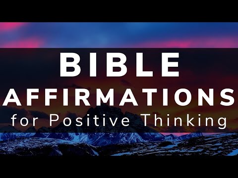 20 Christian Bible Affirmations for Positive Thinking (KJV)