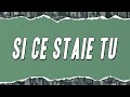 Nino D'Angelo - Si Ce Staie Tu (Testo)
