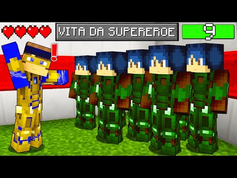 1000 STEF SUPERVILLA INVASION!! - SUPERHERO LIFE - Minecraft ITA
