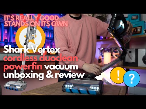 Shark Vertex Duoclean Powerfins Vac - Dyson Killer // Cordless Stick Vacuum IZ462H