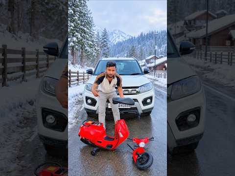 AMR Brand New Rc Red Vaspa Scooter and Maruti White Colour Fronx Car 😍