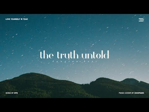 BTS (방탄소년단) - 전하지 못한 진심 (The Truth Untold) Piano Cover