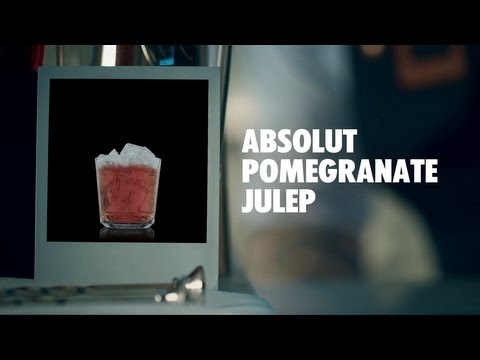 ABSOLUT POMEGRANATE JULEP DRINK RECIPE - HOW TO MIX