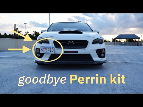 The BEST CHEAP License Plate Relocation Kit Install | 2015+ Subaru WRX & STI