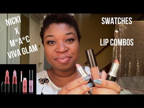 Nicki Minaj x Mac Viva Glam | Lip Swatches and Lip Combos