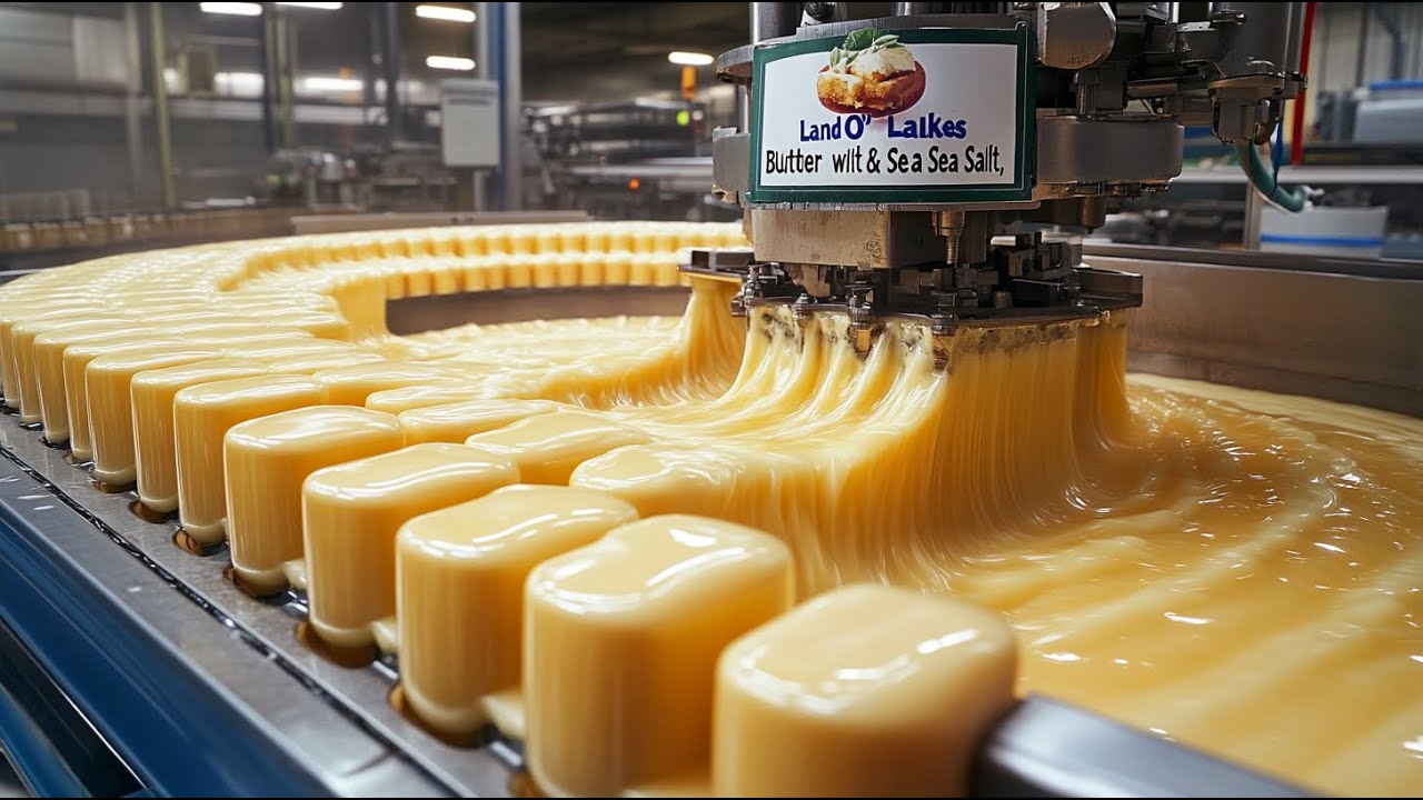 How Butter is Made in a Factory | Butter Factory Process