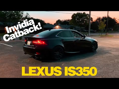 LOUD Lexus IS350 Invidia Catback Takeoff (Midpipe + Axleback)