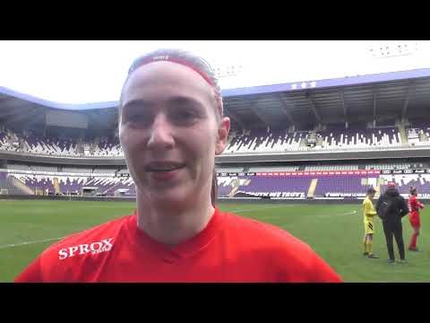 Marie Bougard après RSC Anderlecht - FWS Woluwe le 27.03.2021