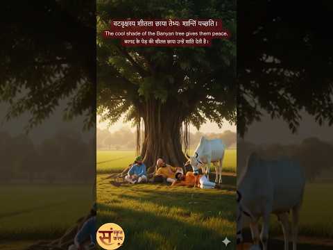 परोपकारी वृक्षाः अस्माकं मित्राणि (परोपकारी वृक्ष हमारे मित्र हैं) Sanskrit Story - 72 Sanskrit Kalp