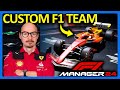 I Built a CUSTOM F1 Team in F1 Manager 2024