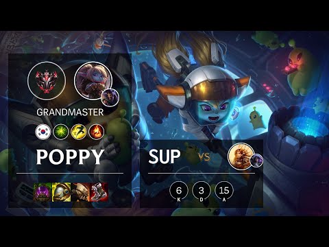 Poppy Support vs Leona - KR Grandmaster Patch 11.10