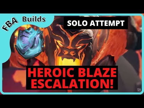 Dauntless Heroic Escalation - HEROIC Blaze Escalation! Solo Run! Chain Blades!