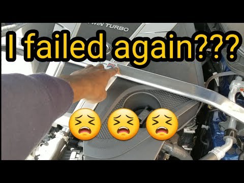 Q50 Q60 Megan strut bar install: PT2