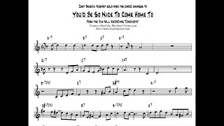 ♫♬ Chet Baker - You&#39;d Be So Nice To Come Home To [Transcribed solo]