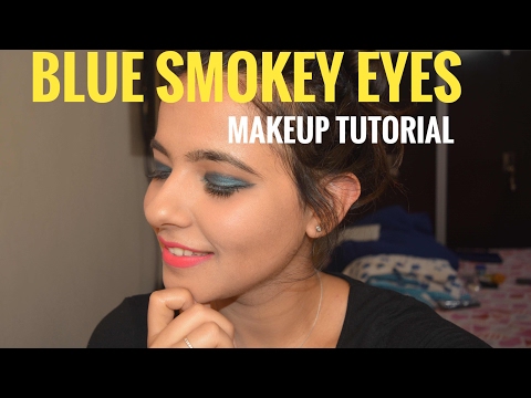 Half Moon Eye Makeup | Blue Smokey Eyes | HerHappyFace