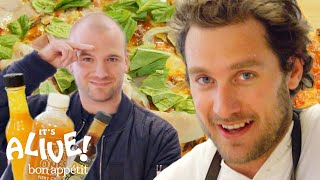 Brad and Sean Evans Make Cast-Iron Pizza | It