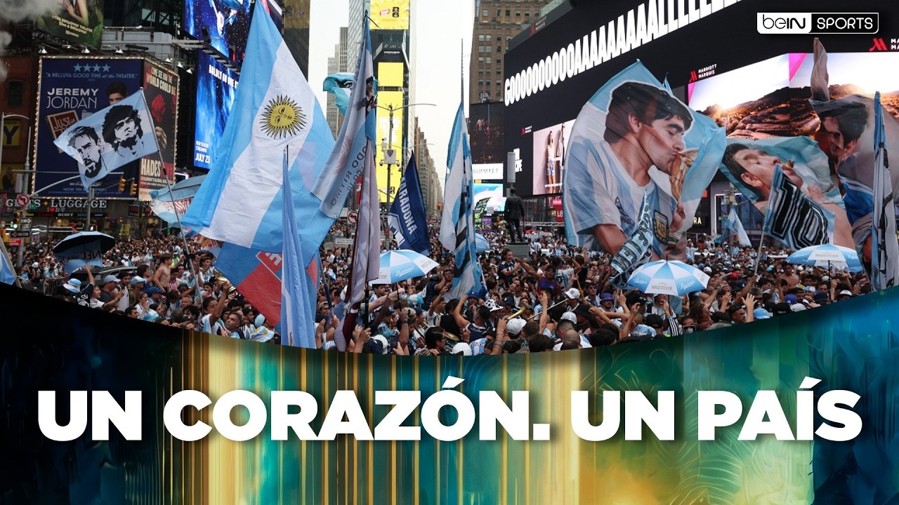 ¡Una marea albiceleste! Miles de argentinos llenan de pasión el Madison Square Garden 🇦🇷