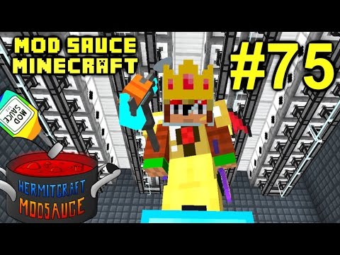 Minecraft Mod Sauce Ep. 75 - Compact Wither Farm !!! ( HermitCraft Modded Minecraft )