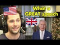 American Reacts to King Charles 2023 Christmas Message