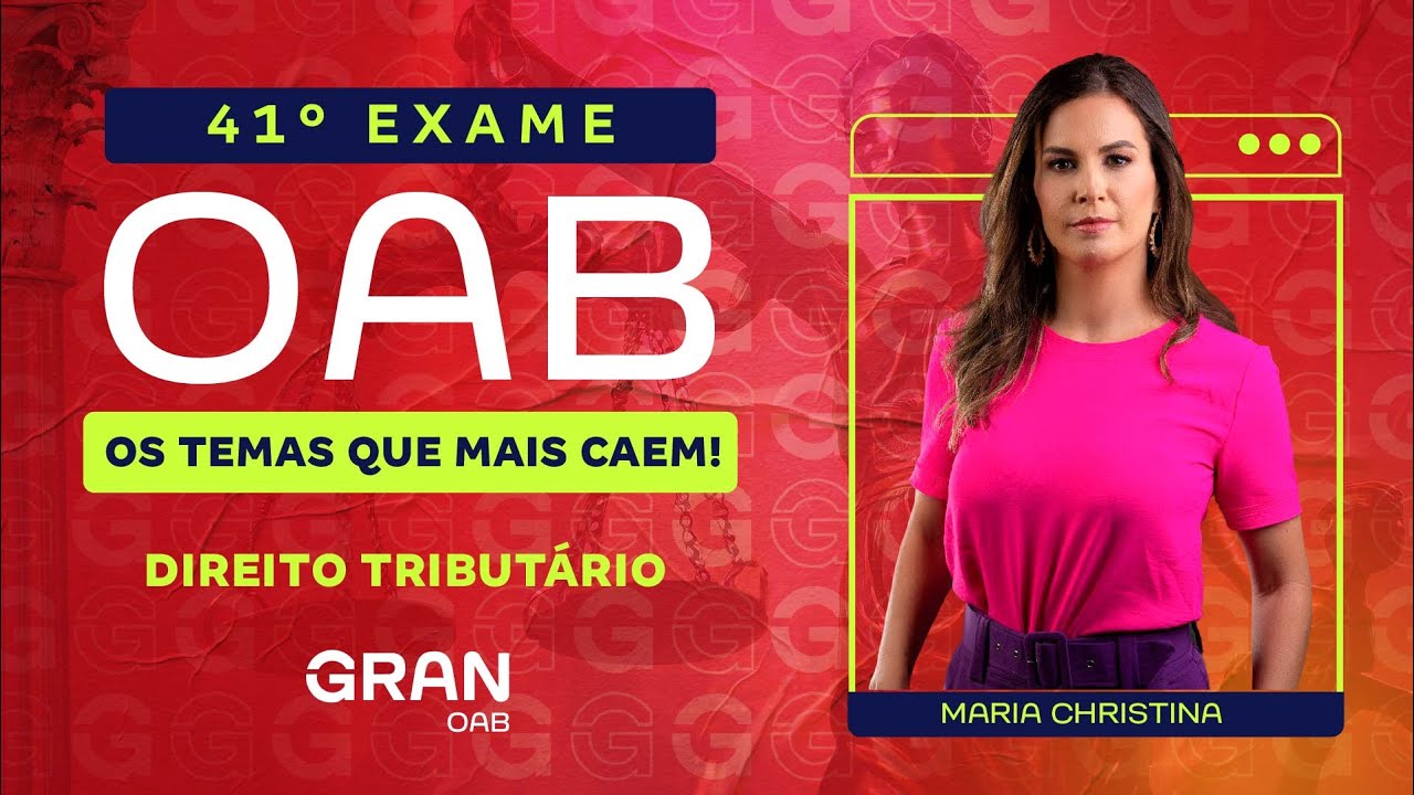 1ª fase do 41º Exame OAB: Os temas que MAIS caem em Direito Tributário!