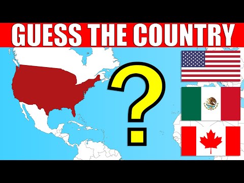 Guess The Country on The Map – AMERICAS | Geography Quiz Challenge