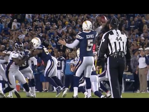 Mike Scifres 28-Yard Pass On Fake Punt to Mike Tolbert! (MNF Chargers Vs Broncos 2010)