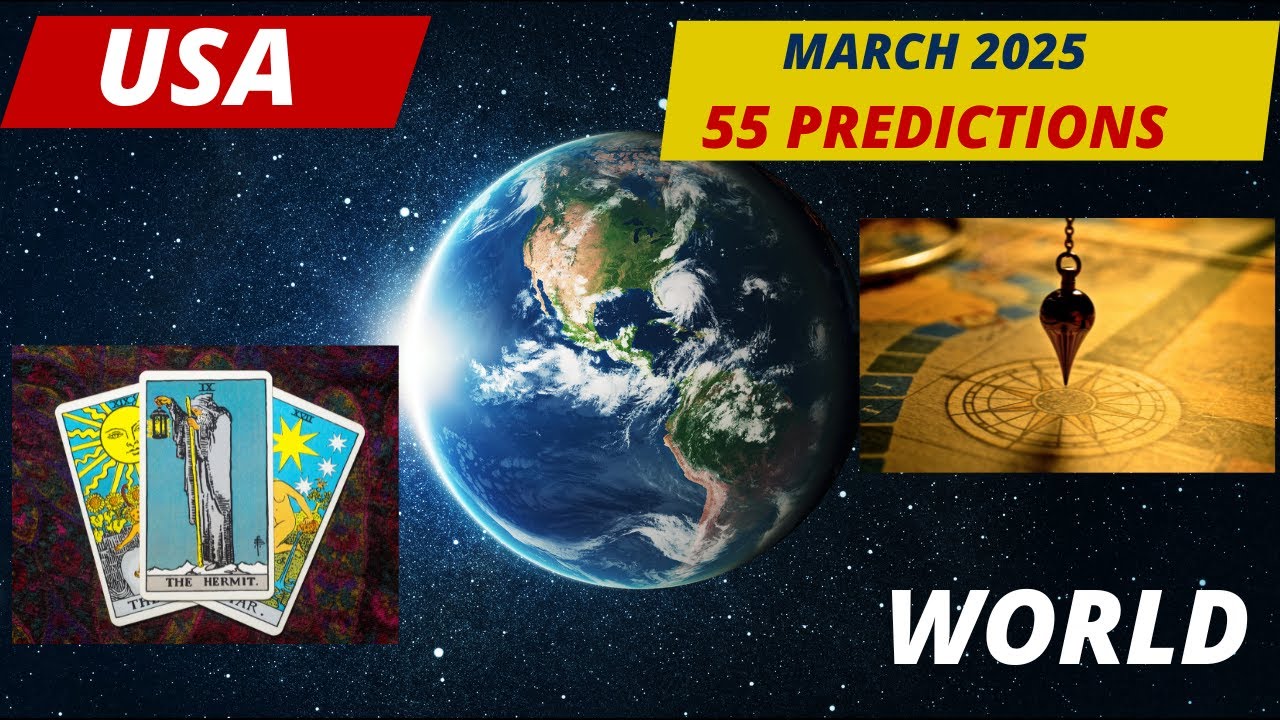 March 2025, 55 predictions, Trump, Musk, US, Canada, EU, UK, Economy, Social Secu, Tariffs, Medicaid