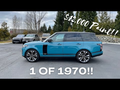 Limited Edition 2021 Range Rover Autobiography Fifty Edition! | Tuscan Blue