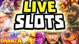 🔴 RANDOM MICHAEL LIVE SLOTS GATES OF OLYMPUS SUPER SCATTER 🔥 CAN WE GET A 25.000X MAX WIN? 🔴