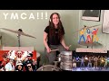 YMCA Village People DRUM COVER By Georgia