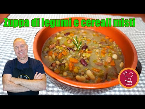 Una calda Zuppa di legumi e cereali misti + Candid Camera 🤣🤣🤣