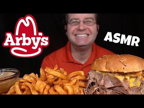 ASMR ARBYS ROAST BEEF SANDWICH MUKBANG (No Talking)...