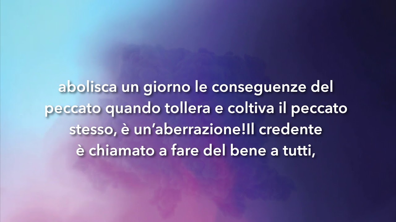 Meditazione Calendario "Parole di Vita" del 19 luglio 2019