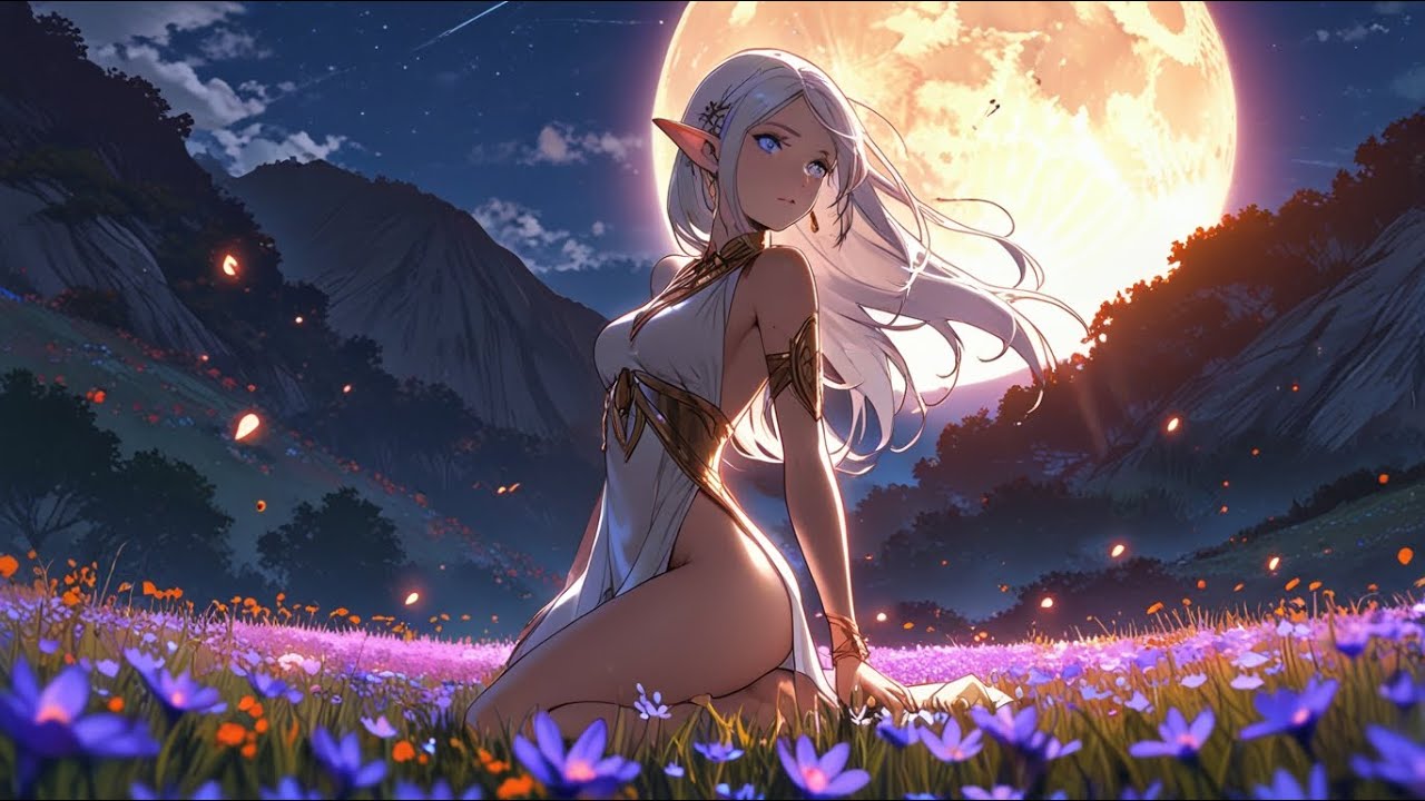 Relaxing Medieval Music🌠 | Flute & Harps 🌙| Fantasy Elves Art 🌠| Fantasy World✨