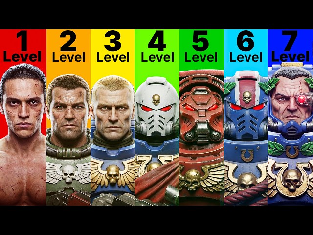 The 7 Levels of Space Marines Explained in Detail SDDEFAULT Thumbnail
