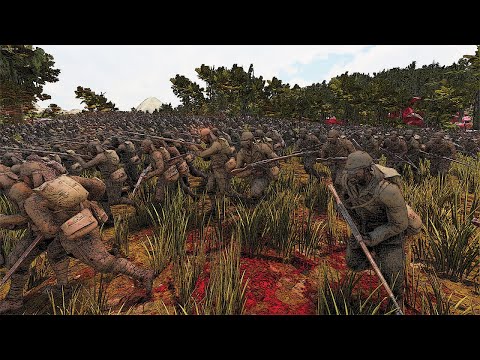 500,000 American Soldiers vs 500,000 Japanese Soldiers - Pacific War - UEBS 2