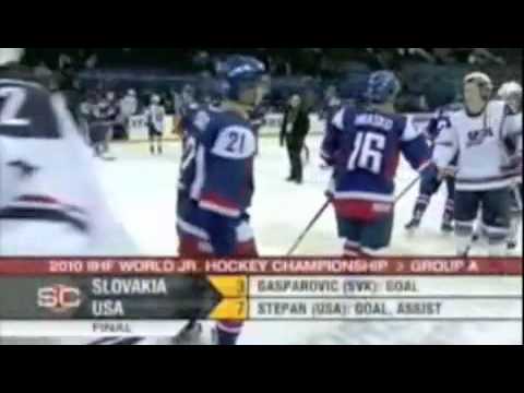 WJC-TV 2010: Slovakia 3 - USA 7