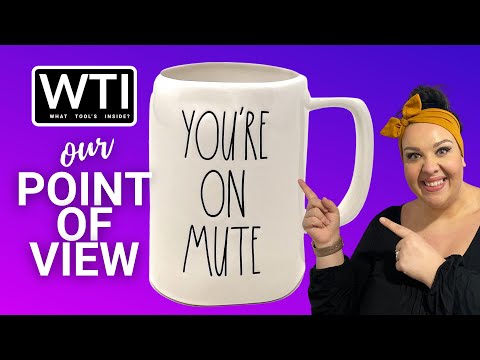 Magenta Rae Dunn YOU'RE ON MUTE Mugs - WTI product video review