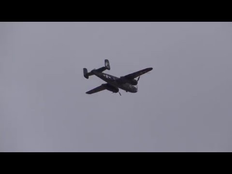 Chino Airshow 2016 - Biplane and Warbirds - Challenger, Spitfire Mk. XVI, Wildcat, TBF Avenger, B-25