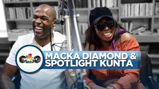 Macka Diamond talks getting caught in love triangle w/ Spotlight Kunta + threats from his fiancée