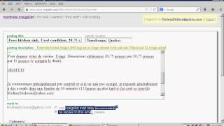 Reasons as to why I no longer use the CraigsList Mail Relay System (how to use your E-Mail address)