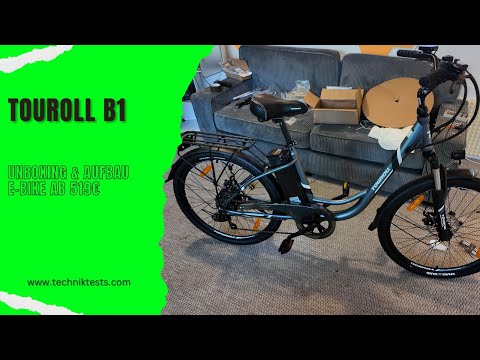 Touroll B1 Tiefeinsteiger Unboxing & Aufbau - E-Bike zum Schnäppchenpreis ab 519€