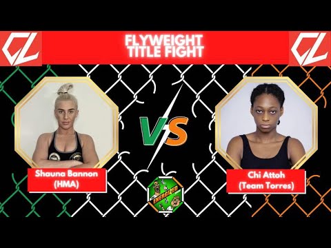 Shauna Bannon Vs Chi Attoh | Cage Legacy Flyweight Title | Energized's "The Face Off"
