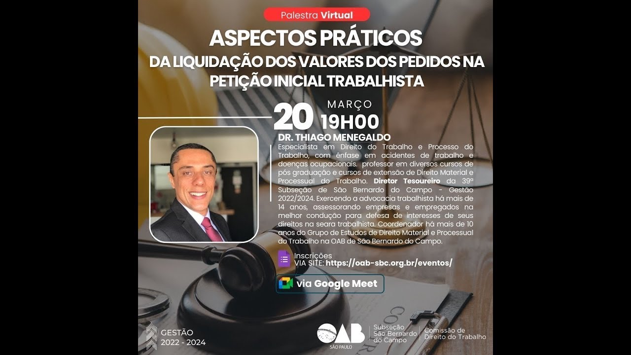 Aspectos práticos da liquidação dos valores dos pedidos na petição inicial trabalhista