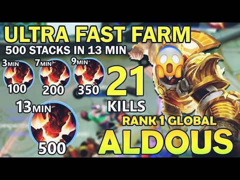 SAVAGE!! Aldous The King of One HIT! - Top 1 Global Aldous by Anna Jenn
