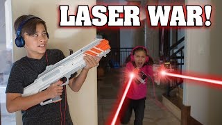 RECOIL LASER TAG WAR!!! Video Game Brought to Life!