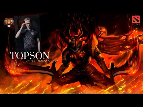 Topson - Legion Commander Offlaner - Dota 2 MMR gameplay