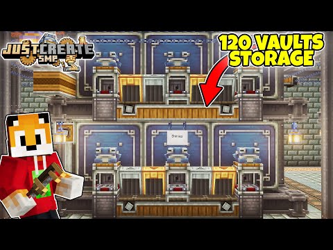 I built a MEGA STORAGE SYSTEM in Minecraft Create Mod [#25]