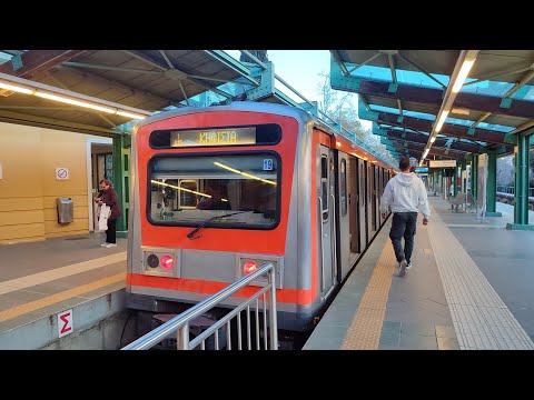 Line 1 full journey from Piraeus to kifisia (ilektrikos)