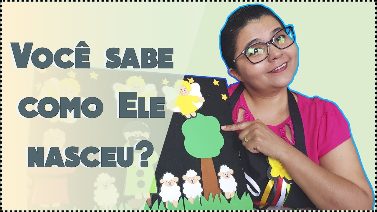 O nascimento de Jesus Cristo - História Bíblica Infantil.